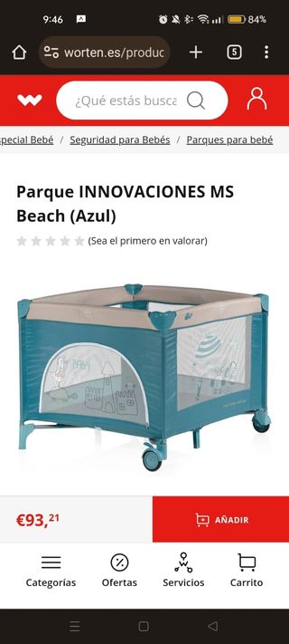 Parque Infantil Innovaciones MS Beach Azul