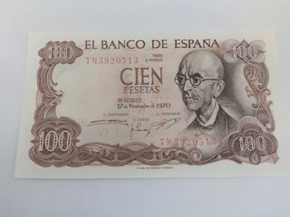 100 pesetas de 1970