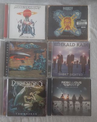 Lote 8 CDs Hard Rock Heavy 36€ LEER DISPONIBLES