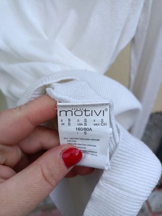 top bianco Motivi taglia S