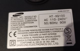 Equipo de sonido home cinema Samsung