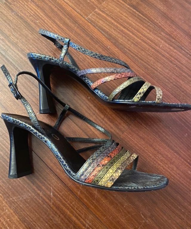 Sandali in pitone Osvaldo Martini