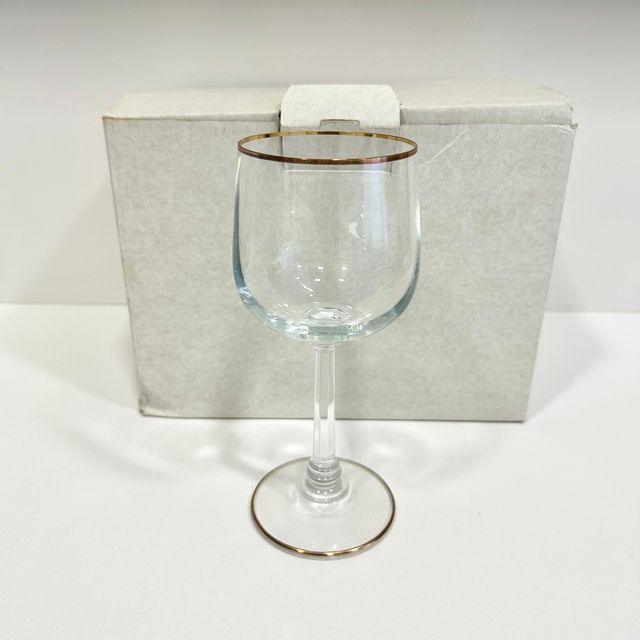 Vintage ! 9 copas ribetes dorados