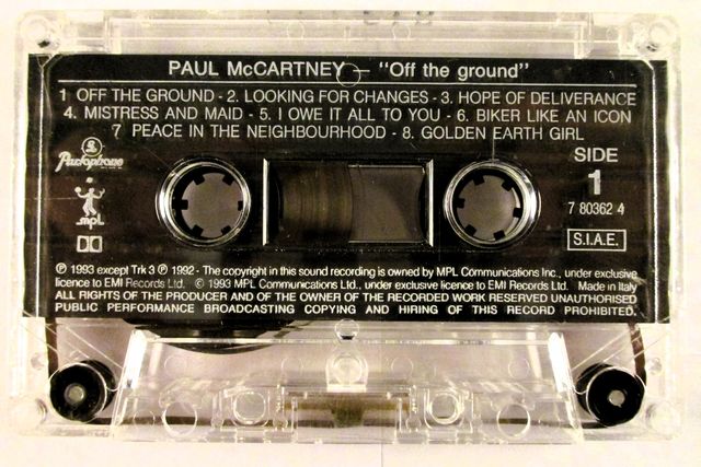 Musicassetta 1993-P. Mc. Cartney-OFF THE GROUND