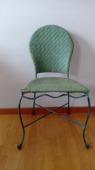 SILLA FORJA VERDE