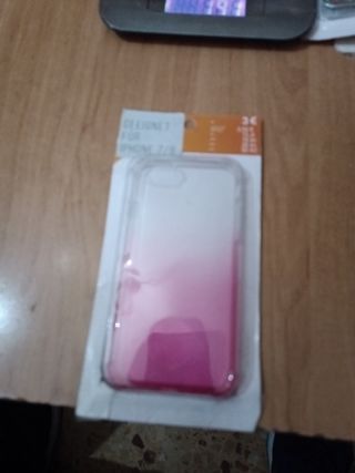 Funda iPhone 7/8 rosa/blanco