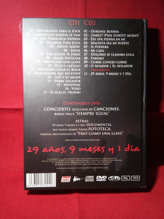 Está NUEVO! LOS SUAVES:29 años,9 meses y 1 día