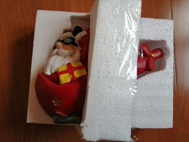 Adorno LED con mensaje luminoso.