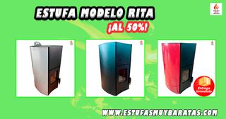 ESTUFA RITA A MITAD DE PRECIO