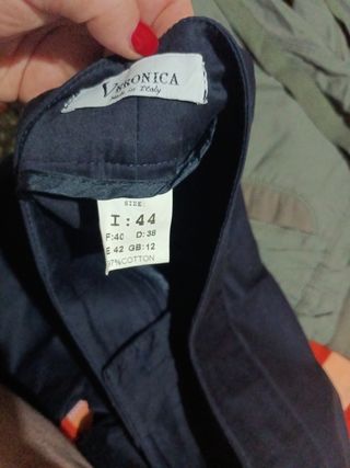 Pantalone donna blu scuro casual Veronik