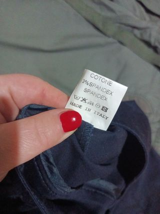 Pantalone donna blu scuro casual Veronik