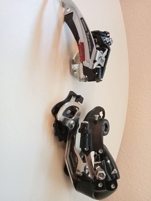 Cambios plato y piñones shimano