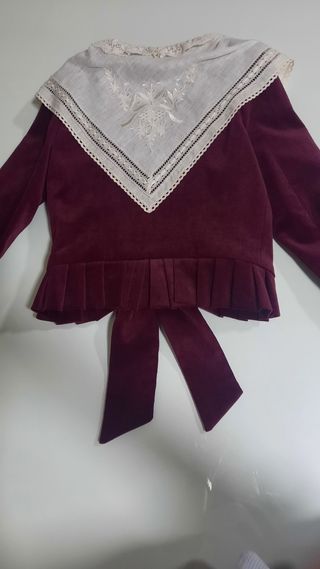 Traje huertana niña T 6/8 años aderezo y peinetas 
