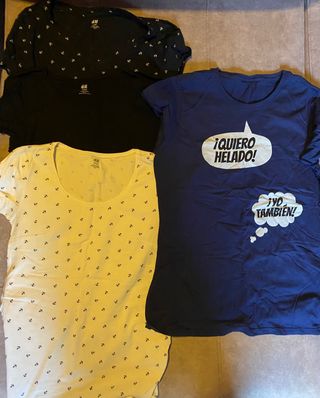 Lote ropa premamá - camisetas