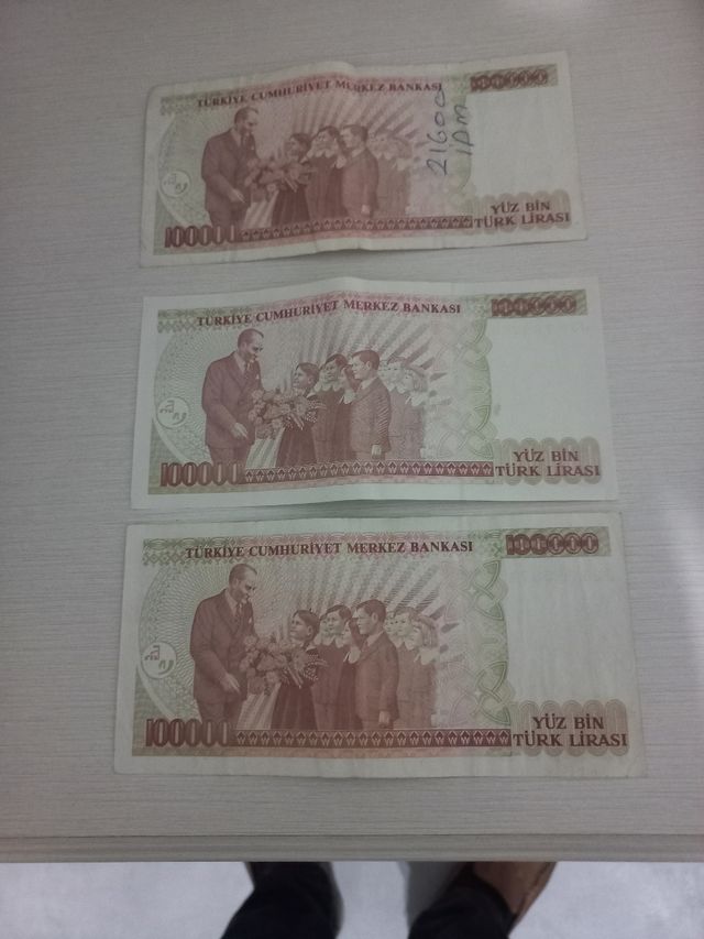 3 Banconote turchia