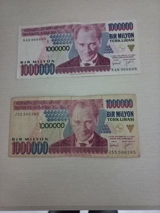 2 banconote turchia