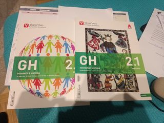 Libros geografía e historia segundo ESO