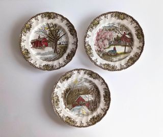 Johnson Bros Friendly Village The Well Vtg