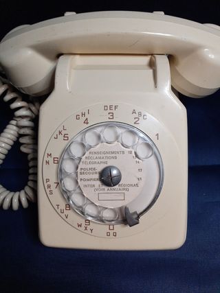 Telefono Antiguo Vintage Dial Original R