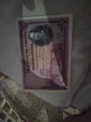 Billetes antiguos