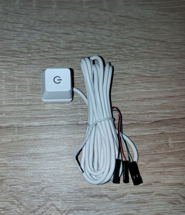 Botão liga/desliga PC com LED - 2M de comprimento