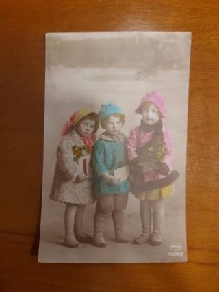 COLECION  DE 6 POSTALES MUY ANTIGUAS