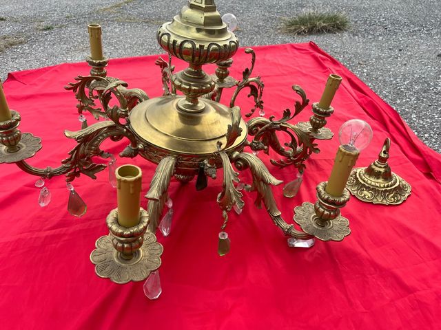 lampara techo antigua