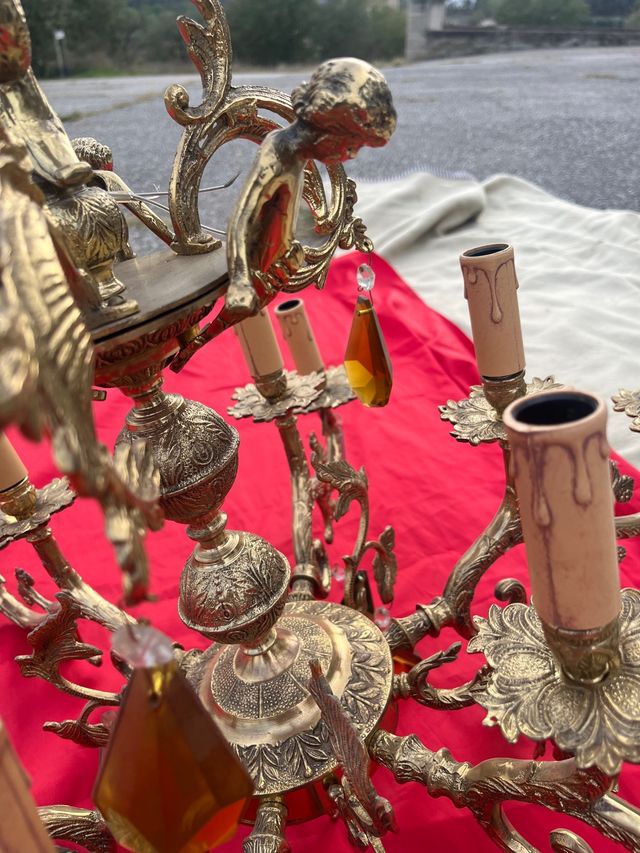 lampara techo antigua