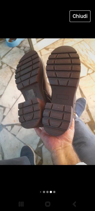 Stivali donna Alti pelle Marrone N39