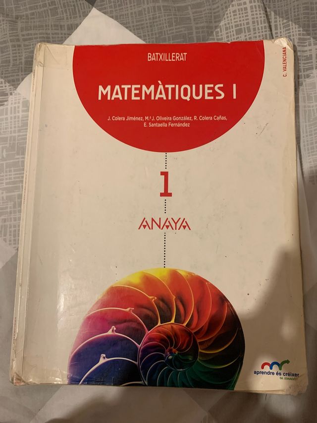 Libro matemáticas académicas 1bachillerato