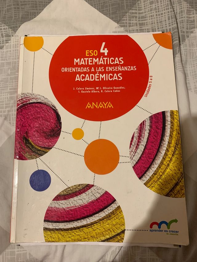 Libro de matemáticas 4eso