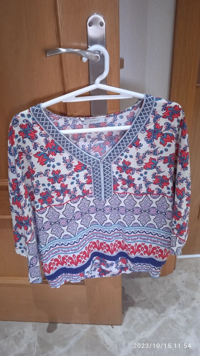 Blusa mujer manga corta