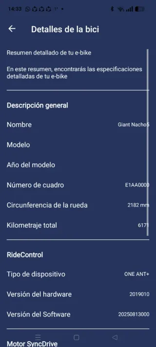 BICI  EMTB GIANT TRANCE E+