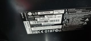 Despiece TV LG 50lf652v