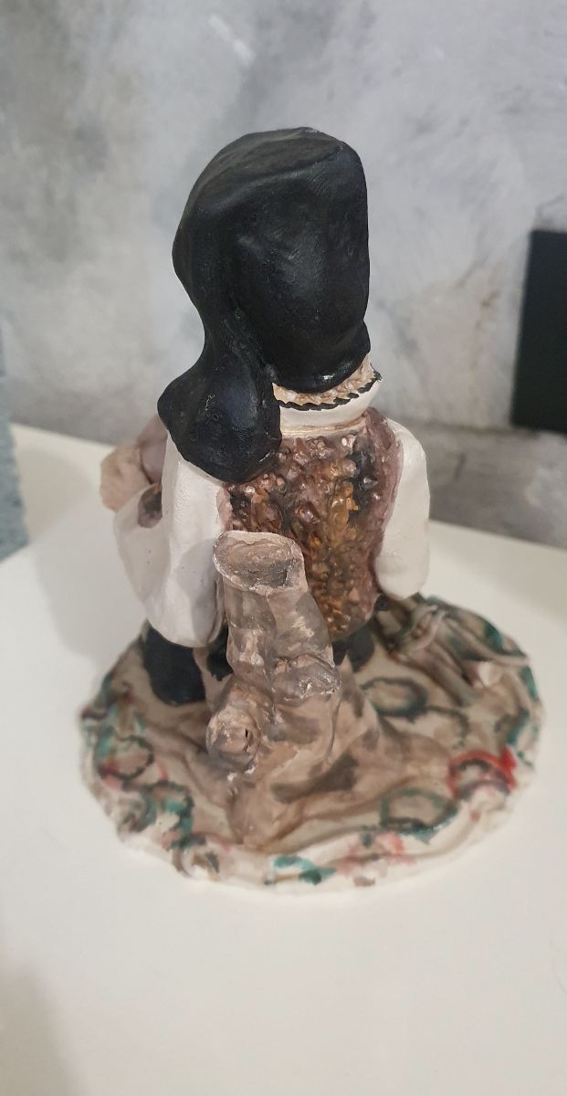 Statuina ceramica sarda - vintage