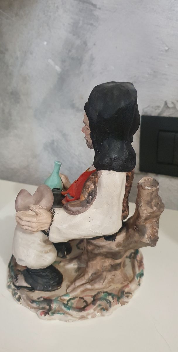 Statuina ceramica sarda - vintage