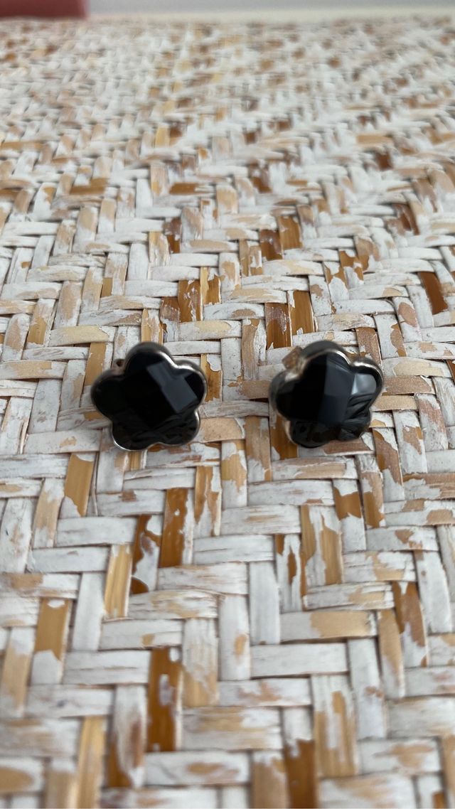 PENDIENTES DE PLATA Y ONIX TOUS 