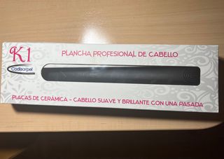 Plancha del pelo.