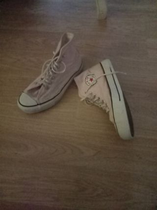 botas tipo converse