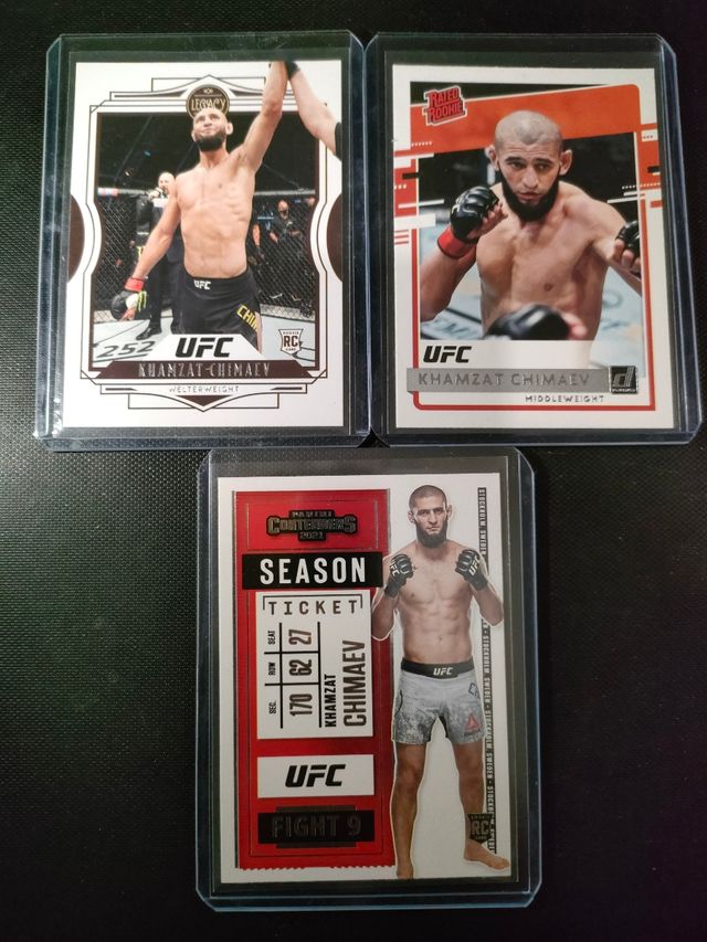 Khamzat Chimaev RC lote cartas UFC
