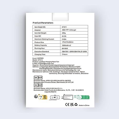 Ventilador USB Recargable y Ajustable