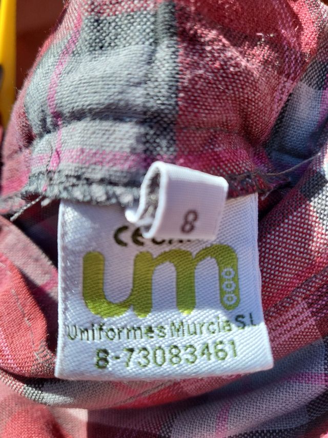 Uniforme Ces vega media 
Falda