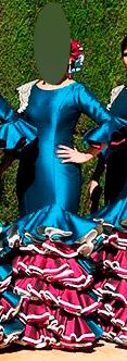 Traje flamenca mujer
