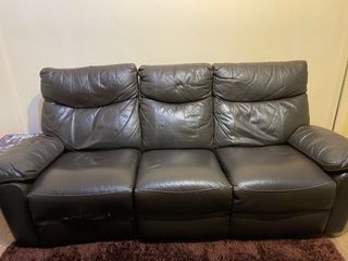 sofa piel y polipiel