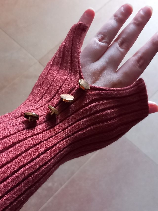 Maglia dolcevita rossa