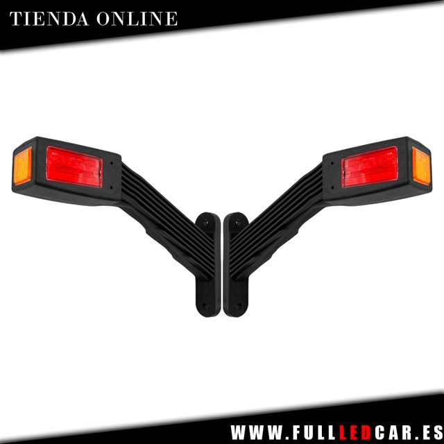GALIBOS LED CUERNOS TRASEROS FLEXIBLES TRES COLORE