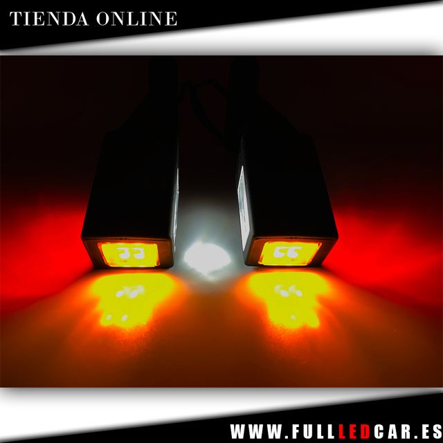GALIBOS LED CUERNOS TRASEROS FLEXIBLES TRES COLORE