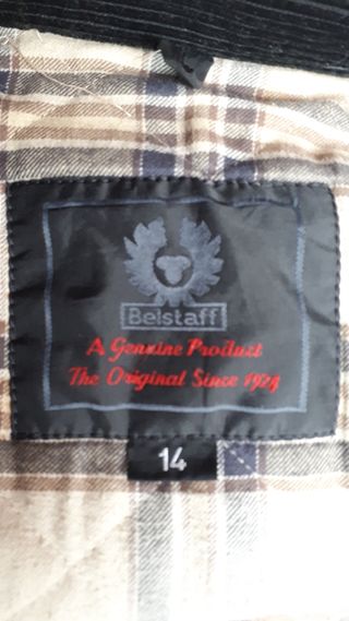 Cazadora Belstaff original. Talla 14.