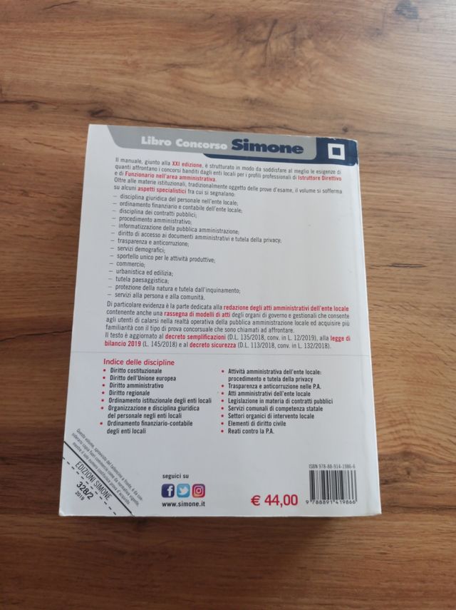 Libro concorso istruttore direttivo