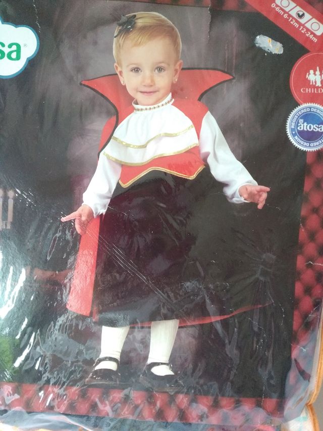 Disfraz Halloween vampira